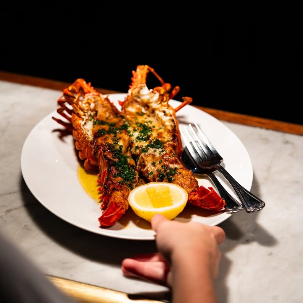 Miso Butter Grilled Lobster