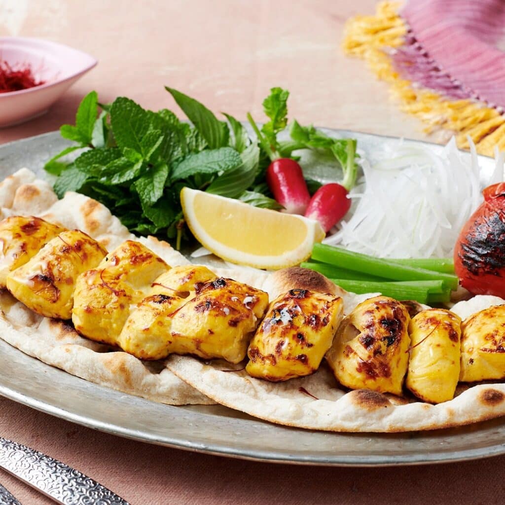 Skewered To Perfection: 12 Middle Eastern Bbq Recipes 6 Persian Joojeh Kebab