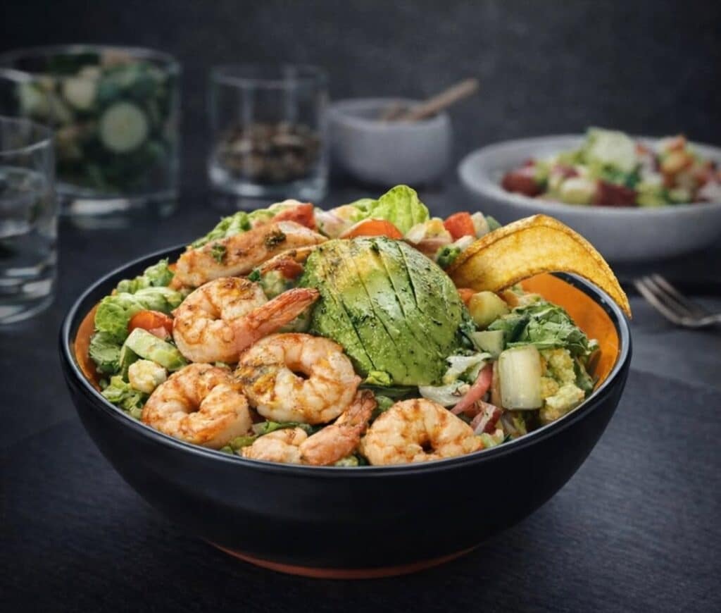 8 Best 20-Minute Healthy Dinner Recipes 2 Shrimp And Avocado Salad Bowl