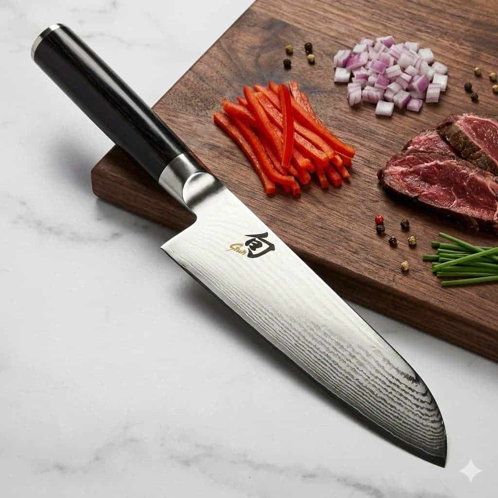 Precision Meets Power: 10 Must-Have Santoku Knives 1 Shun Classic 7-Inch Santoku