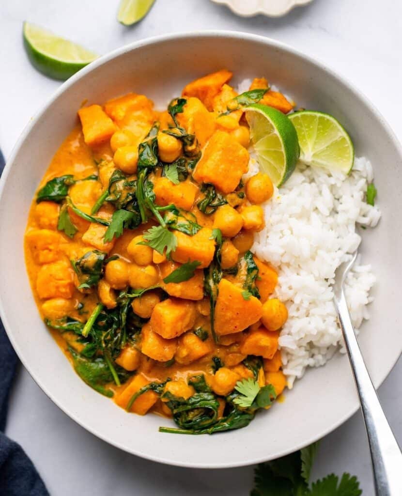 Sweet Potato And Chickpea Curry