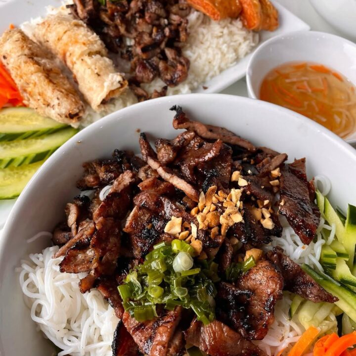 Vietnamese Grilled Pork With Rice Noodles Recipe