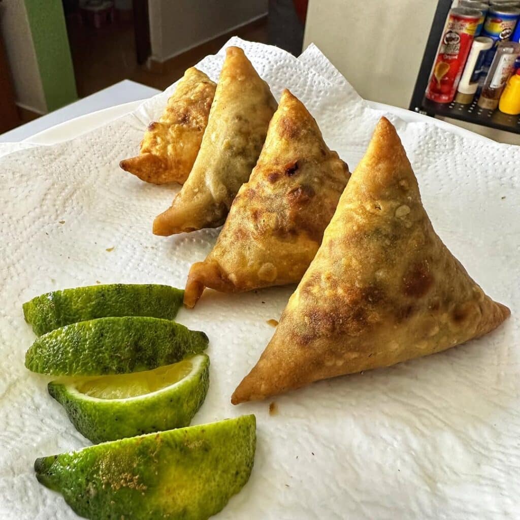 Air-Fryer Beef And Pine Nut Samosas