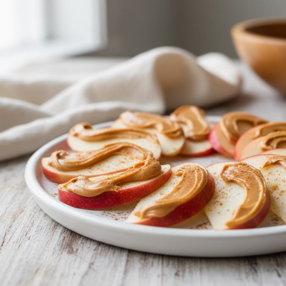 Apple Slices With Nut Butter