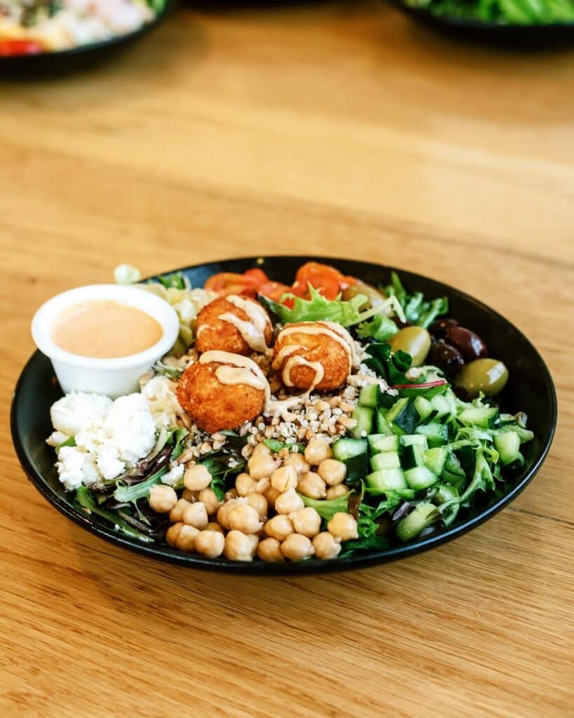 Assembling And Presenting Salad Bowls