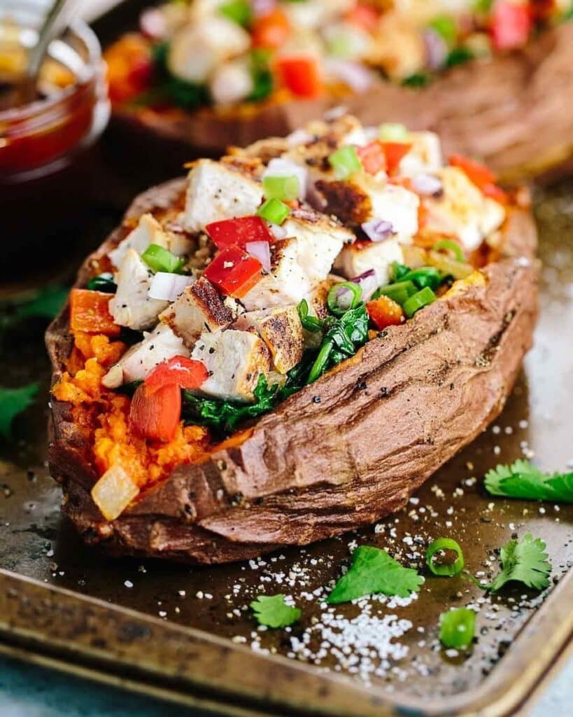 14 One-Hour Bbq Meals For Busy Weeknights (Yes, Really) 11 Bbq Chicken Stuffed Sweet Potatoes