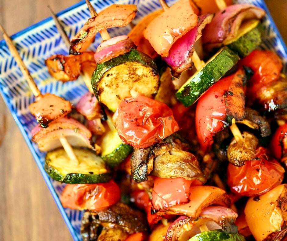 14 One-Hour Bbq Meals For Busy Weeknights (Yes, Really) 9 Bbq Veggie Skewers
