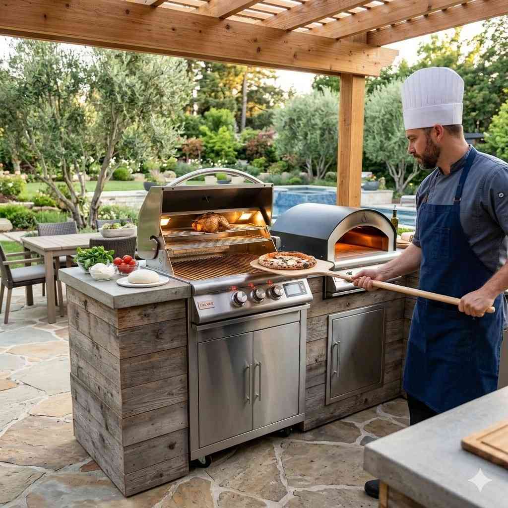 Blaze 26-Inch Gas Outdoor Oven With Bluetooth Meat Probes