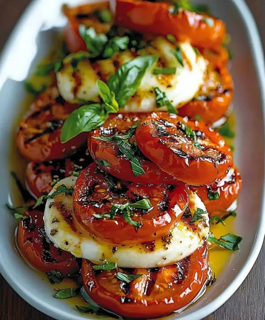 Caprese Salad With Balsamic Reduction