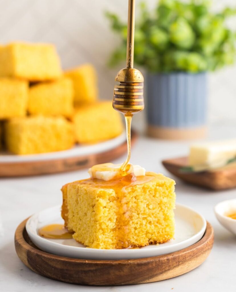 Cornbread With Honey Butter