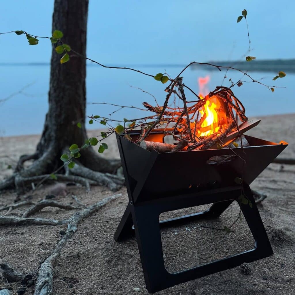 Fire Sense Notebook Charcoal Grill 