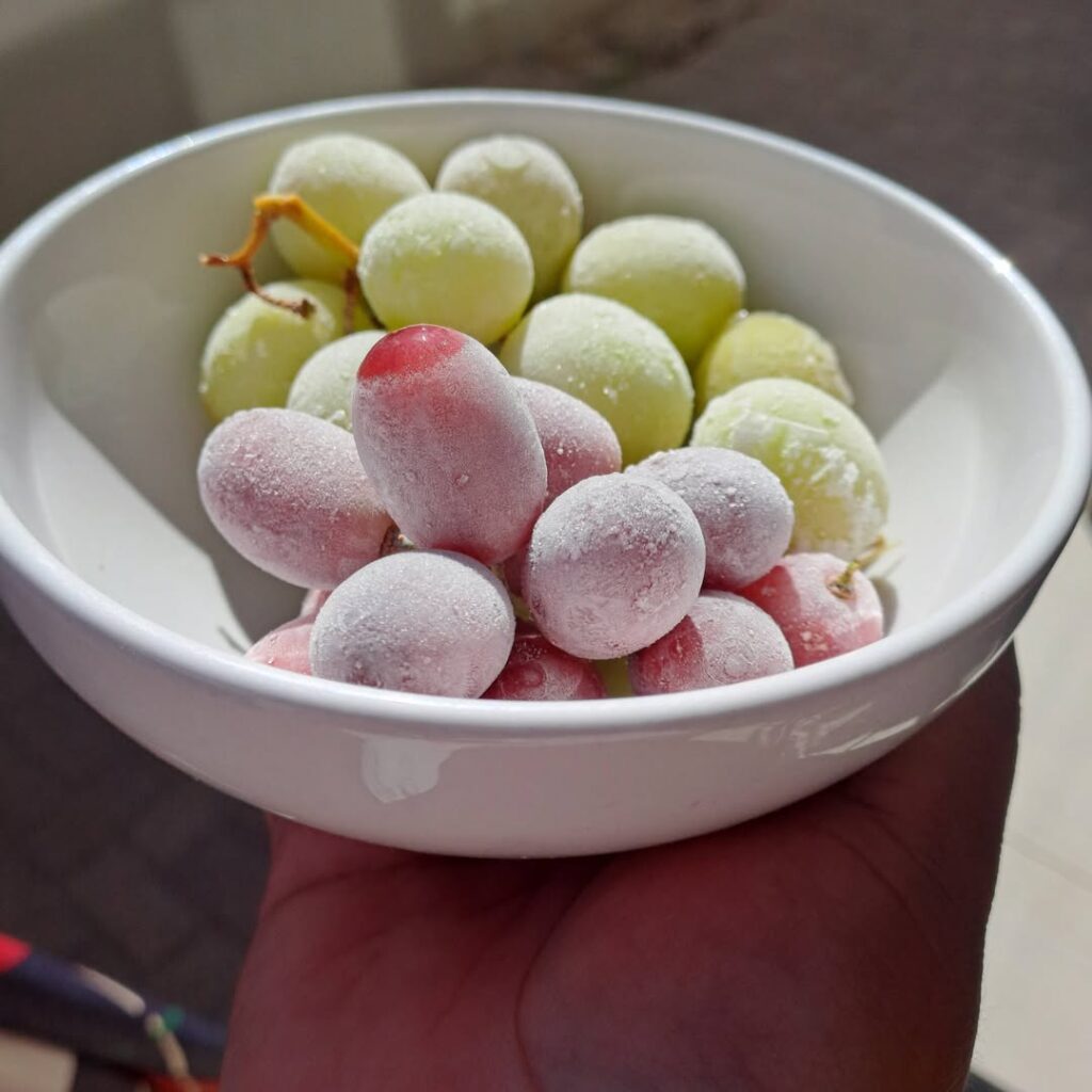 Frozen Grapes