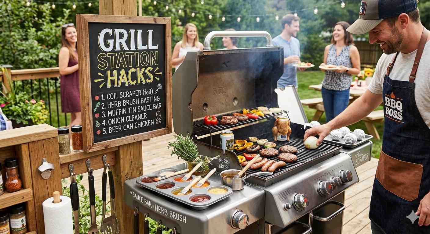 grill station hacks that are very helpful