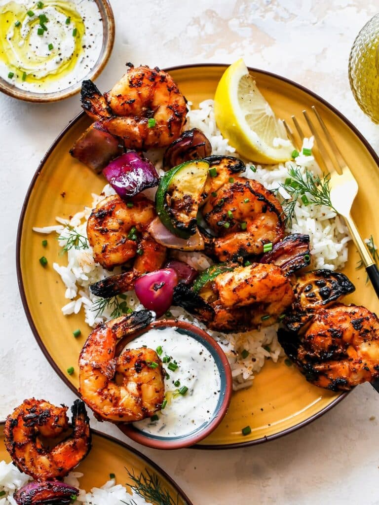 14 One-Hour Bbq Meals For Busy Weeknights (Yes, Really) 2 Grilled Bbq Shrimp Skewers