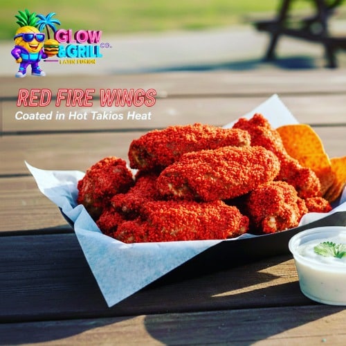 Grilled Hot Cheetos-Coated Chicken