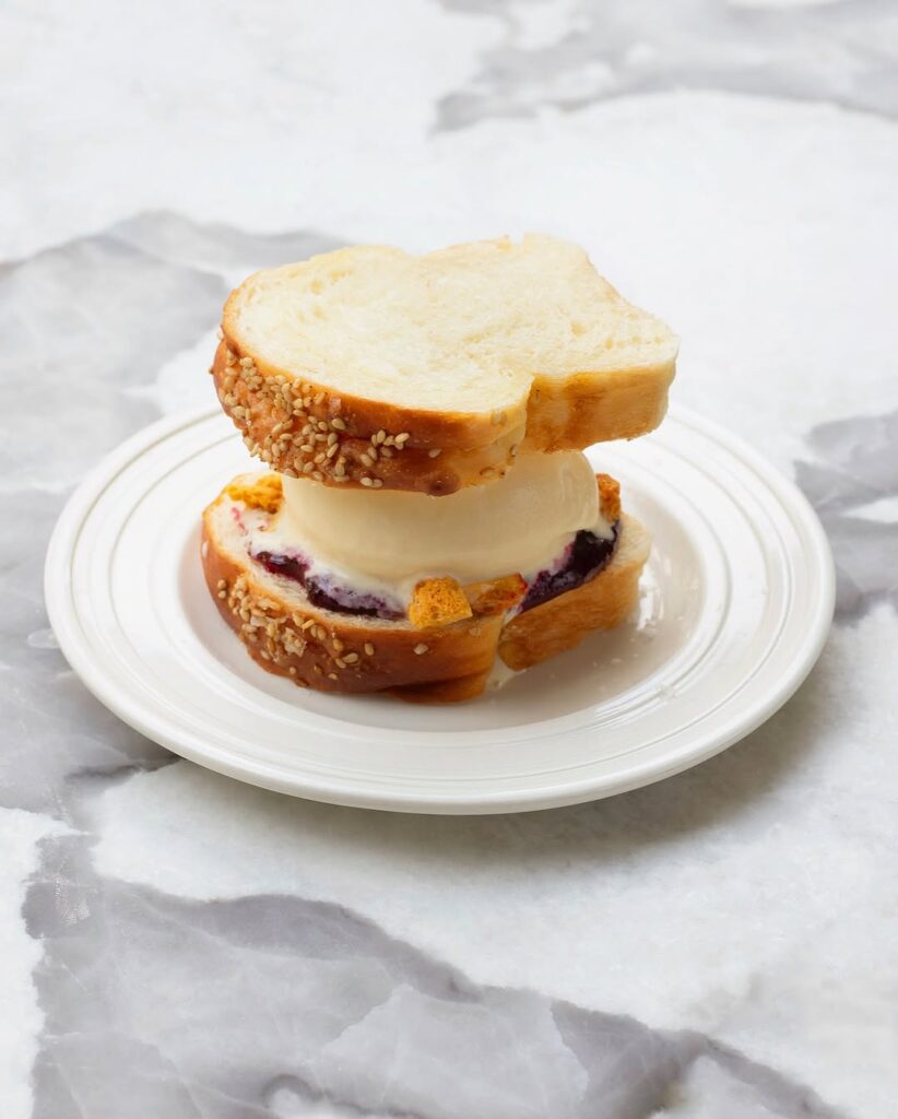 Grilled Ice Cream Sandwiches