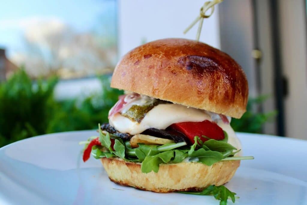 Grilled Portobello Mushroom Burgers