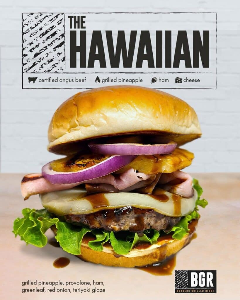 Hawaiian Pineapple Burger