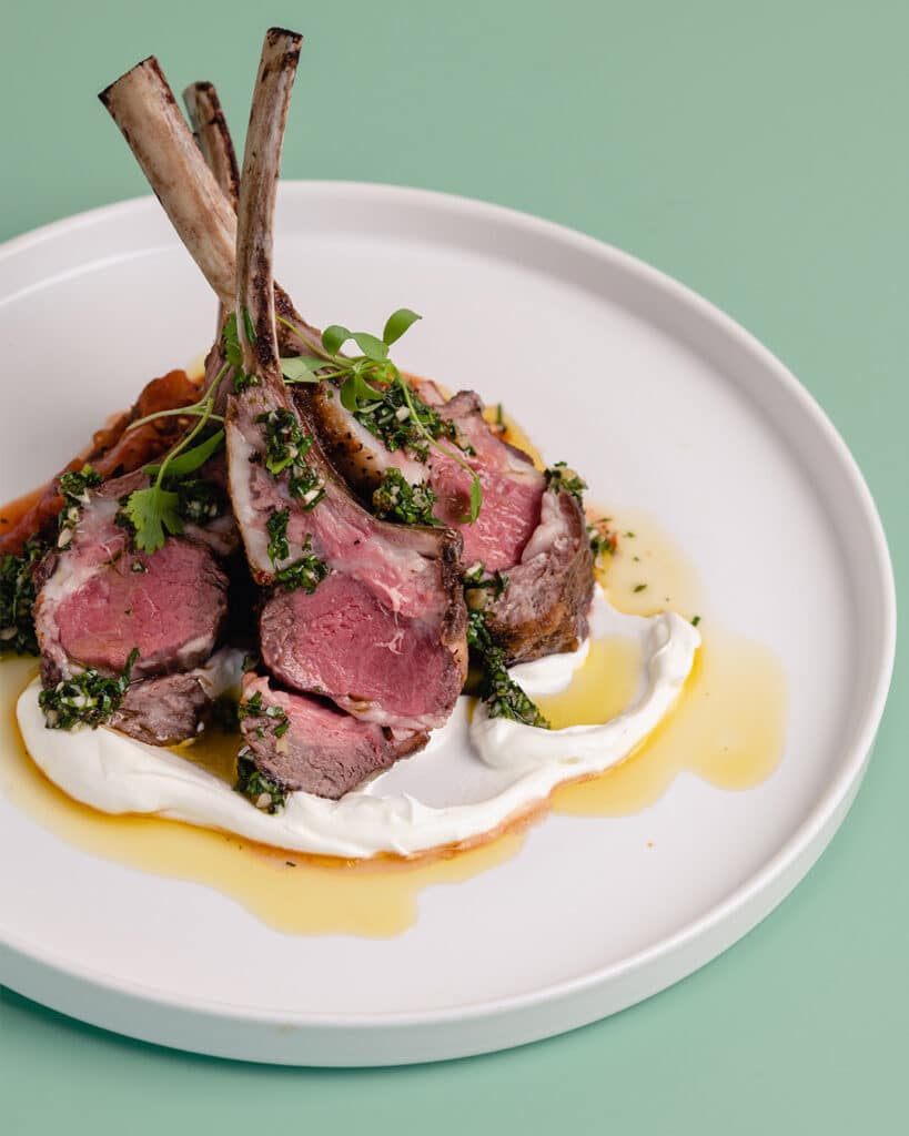 Herb-Crusted Rack Of Lamb