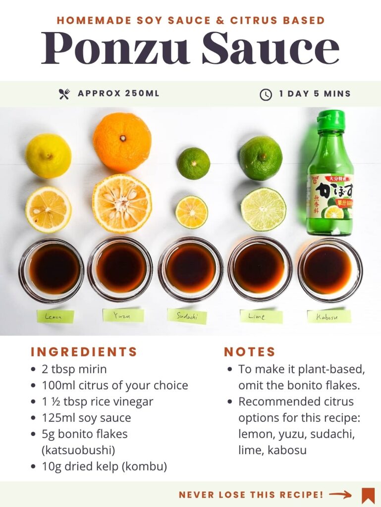 Japanese Ponzu Bbq Sauce