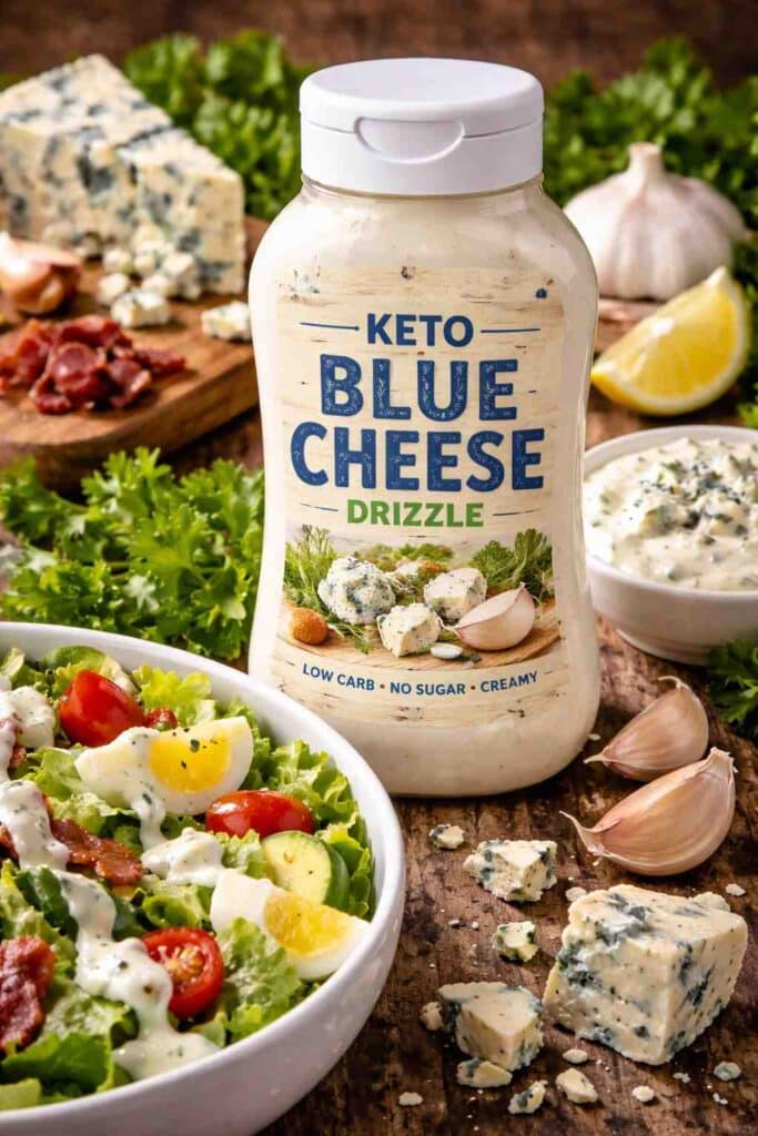 Keto Blue Cheese Drizzle