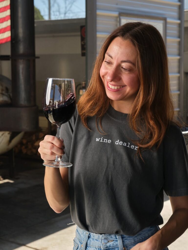 Lady Sampling An Aged Wine