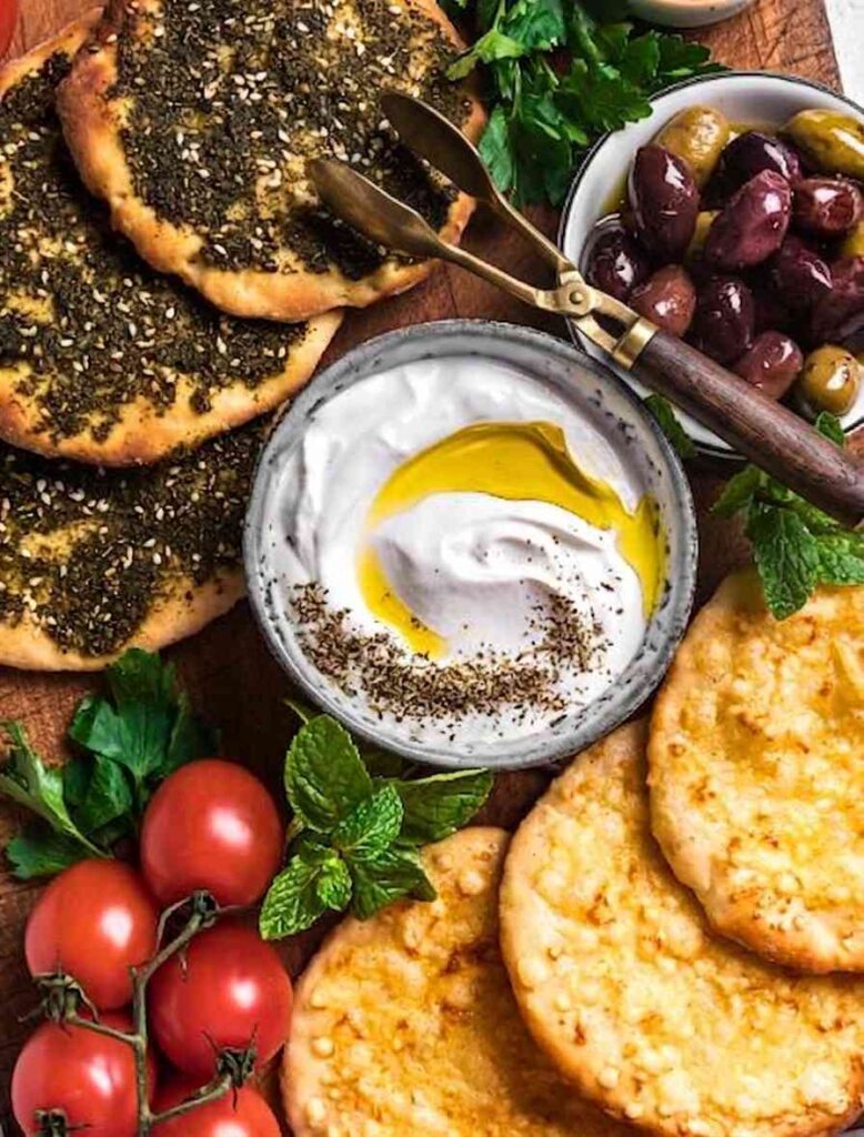 Mini Za’atar And Cheese Manakish