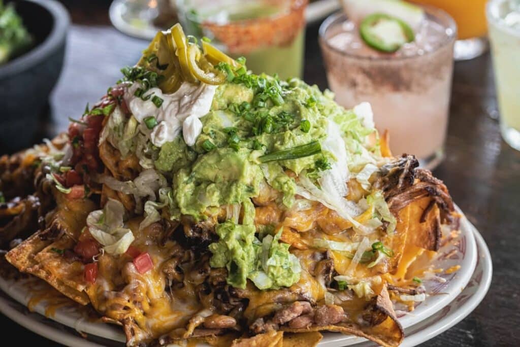 Nachos With Brisket And Veggies