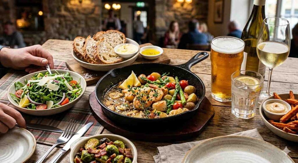 Pairing Butter Pan With Drinks And Sides