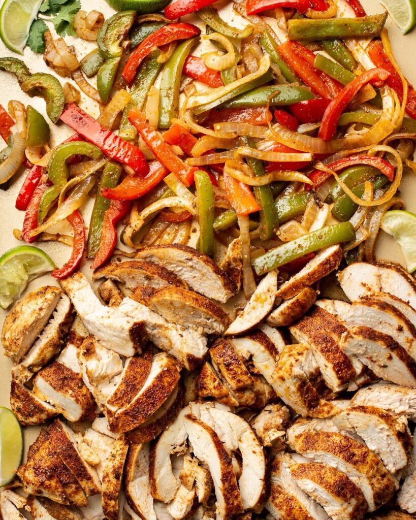 Sheet-Pan Chicken Fajitas
