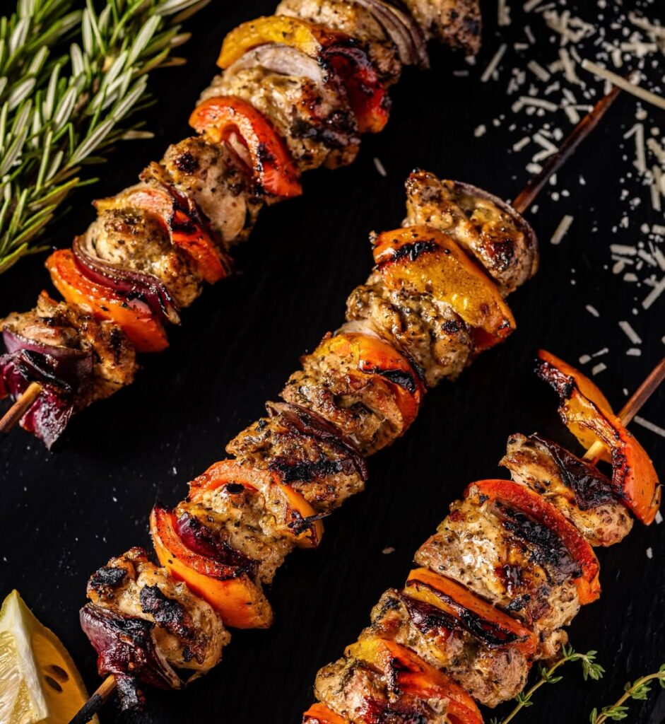 Smoked Chicken Kabobs