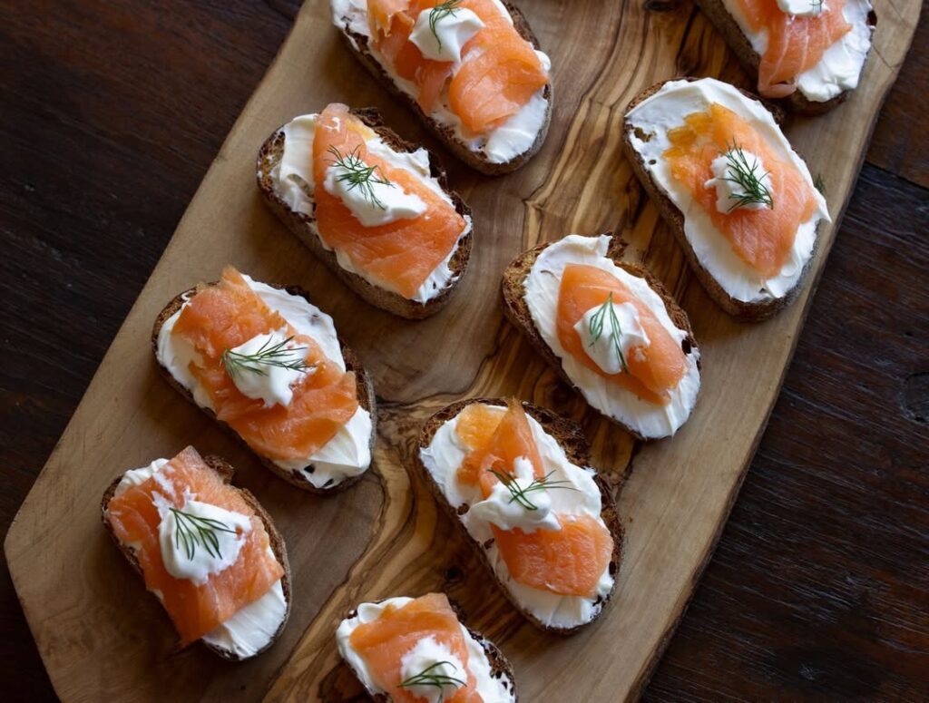 Smoked Salmon Canapes