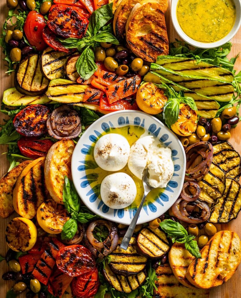 Smoky Grilled Veggie Platter