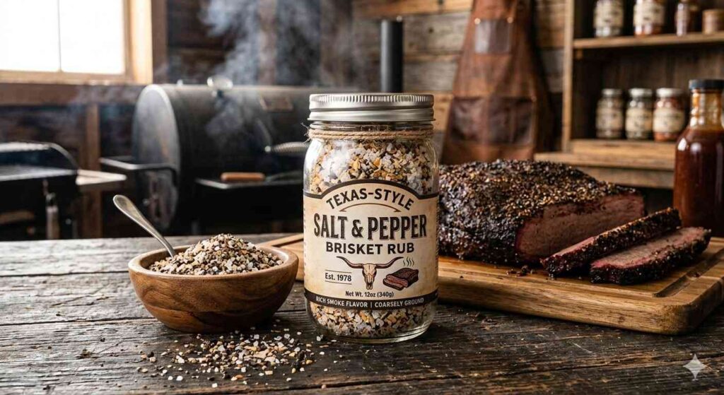 Texas-Style Salt And Pepper Brisket Rub