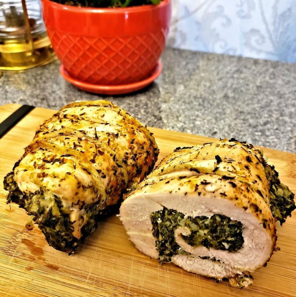 Turkey And Spinach Roll-Ups
