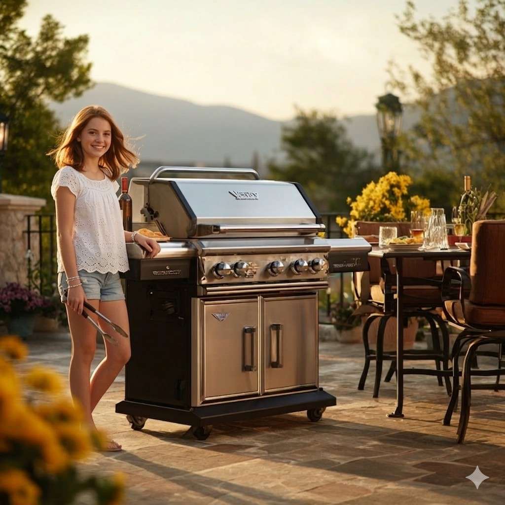 Victory 5-Burner Gas Grill With Side Burner