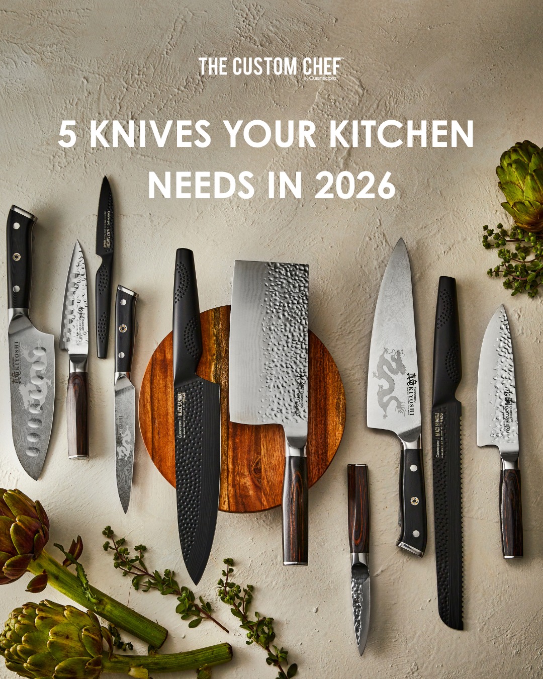 12 must have knives for home chefs
