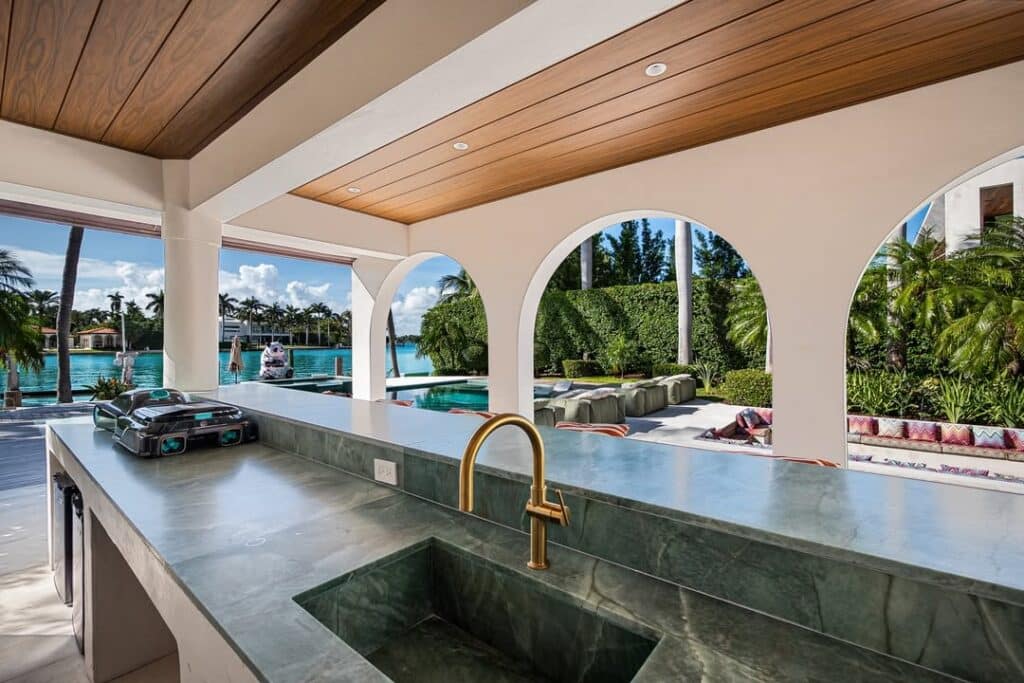 Architectural Features And Textures Are Highlighted