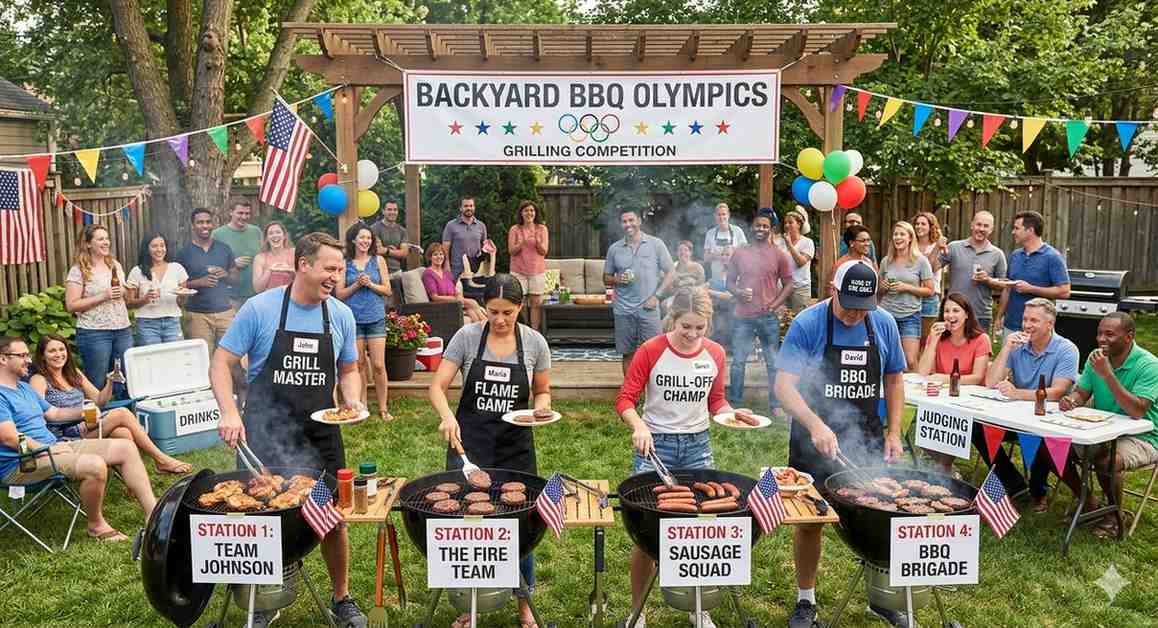 backyard bbq olympics for family and friends