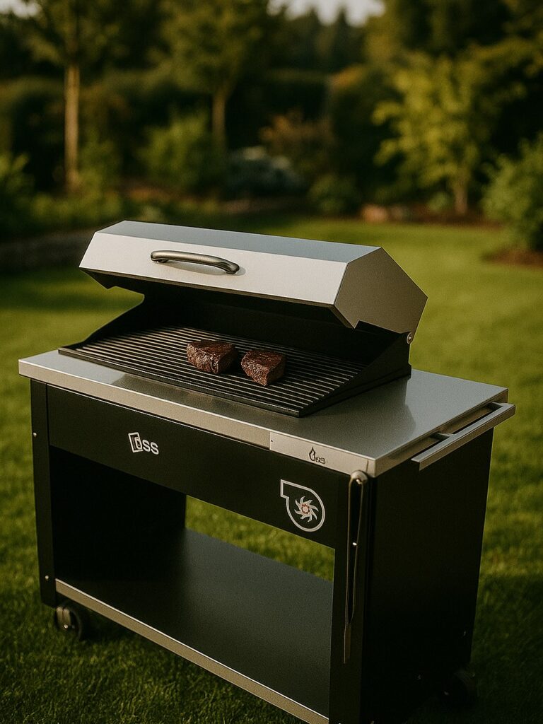 Charcoal Grill With Built-In Fan