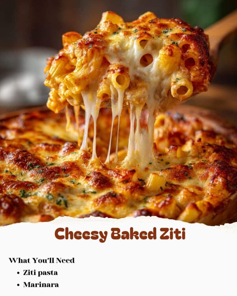 Cheesy Baked Ziti