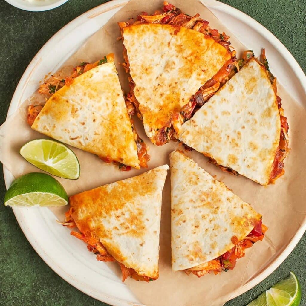 Cheesy Chicken Quesadillas