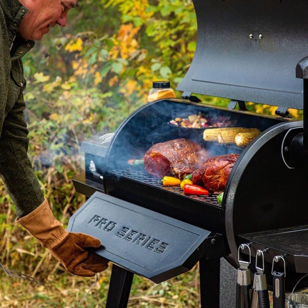 Cooking In A Pellet Smoker