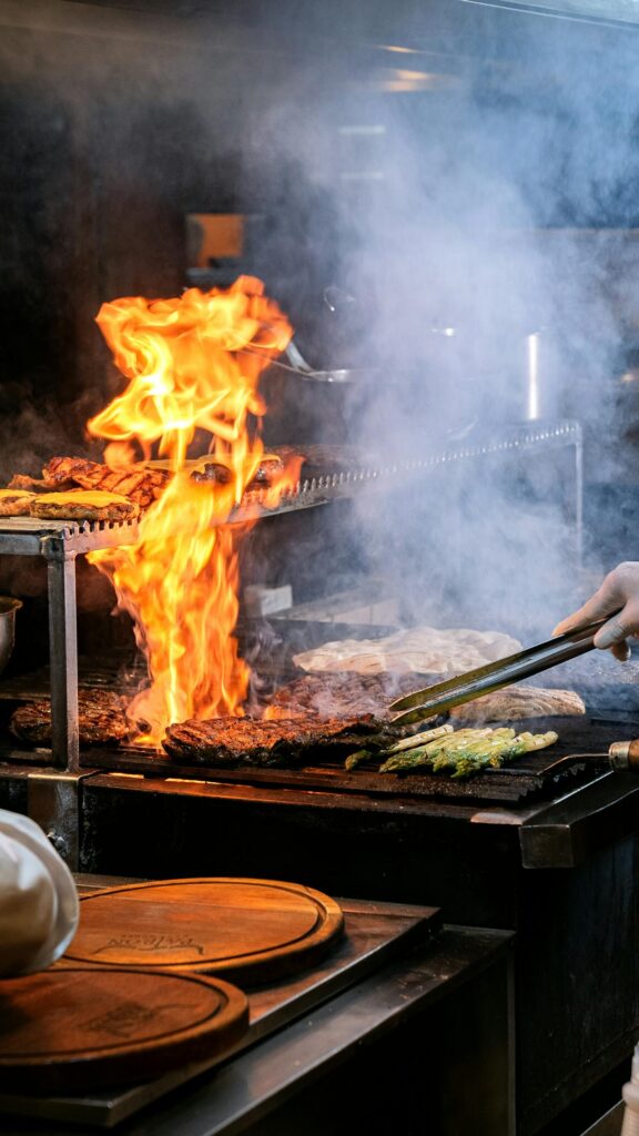Flameout On A Charcoal Grill