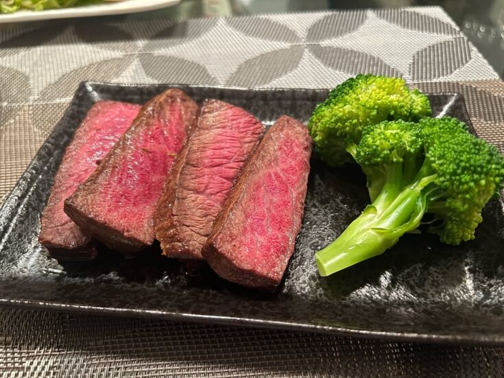 Garlic Butter Smoked Tri Tip Steak