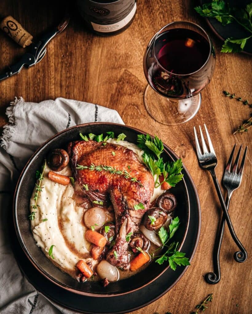 Grilled Chicken With Red Wine