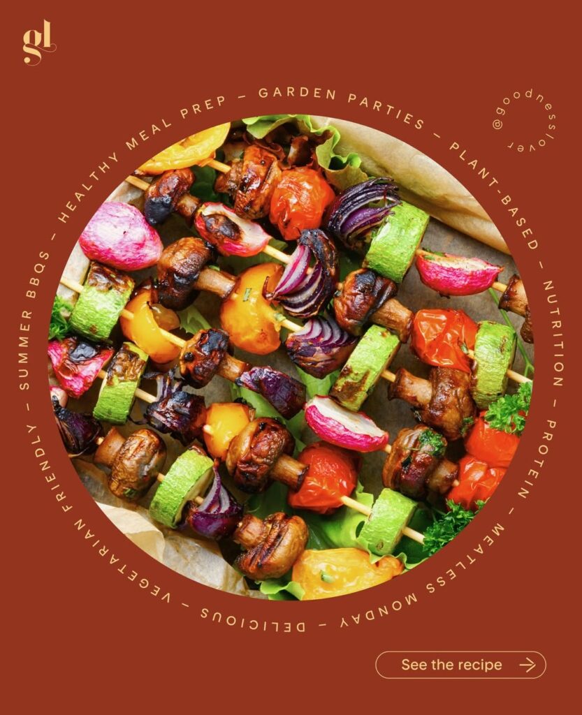 Grilled Veggie Skewers With Herb Marinade