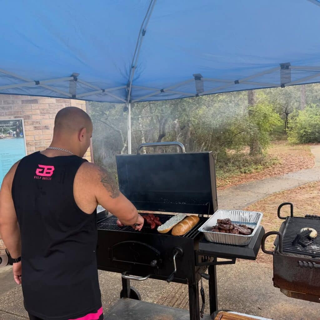 Grilling In Bad Weather