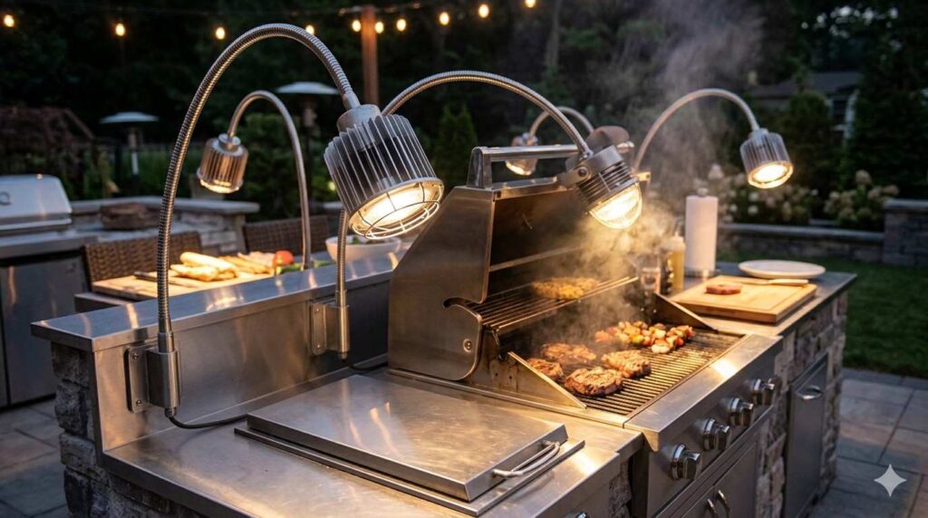 Heat-Shielded Led Gooseneck Task Lights