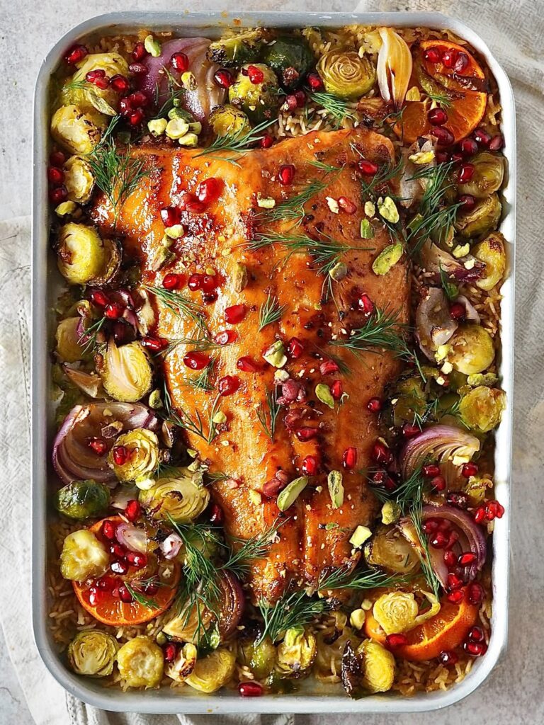 Honey-Garlic Glazed Salmon With Bok Choy